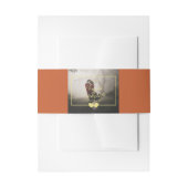 Bandeau De Faire-part Ajouter Photo Mariage Terracotta Invitation Bande (Devant example)