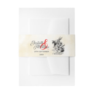 Bandeau De Faire-part Alice au pays des merveilles