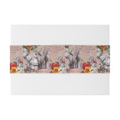 Bandeau De Faire-part Alice rideau absurde merveilleuse (Dos exemple)