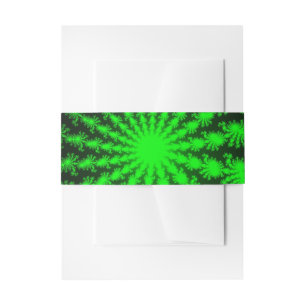 Bandeau De Faire-part Alien Fractal Burst