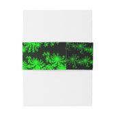 Bandeau De Faire-part Alien Fractal Burst (Dos Example)