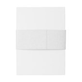 Bandeau De Faire-part Amour Arc-En-Ciel Sur Embossé (Dos Example)