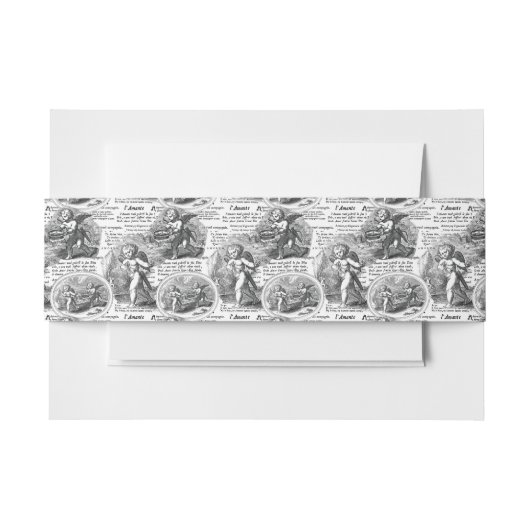 Bandeau De Faire-part Amour romantique plus mignon Mariage ou Fiançaille (Devant Example)