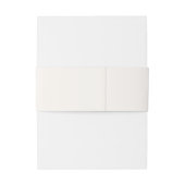 Bandeau De Faire-part Ampersand de script monogramme élégant (Dos Example)