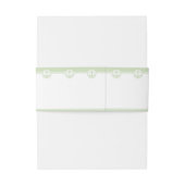 Bandeau De Faire-part Ancre marine verte à la menthe (Dos Example)