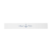 Bandeau De Faire-part "Ancres en retrait" (Plat)