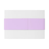 Bandeau De Faire-part Anéone sur Lilac clair (Dos exemple)