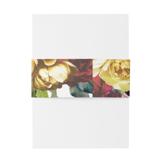 Bandeau De Faire-part Anglais Garden Boho Rose Faire-part de mariage (Dos Example)