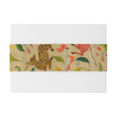 Bandeau De Faire-part Animal Antique Cheval Oiseau Deer Rabbit (Dos exemple)