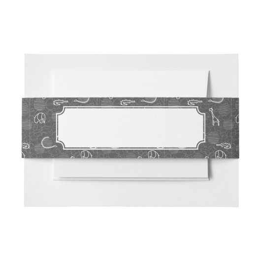 Bandeau De Faire-part animaux 5 de safari (Devant Example)