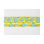 Bandeau De Faire-part Animaux mignons jouant avec de l'eau 2 (Dos exemple)