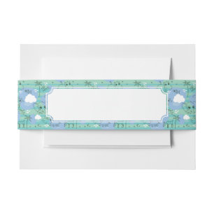 Bandeau De Faire-part Animaux mignons jouant avec de l'eau 3