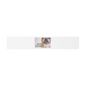 Bandeau De Faire-part anniversaire frenchie (Plat)