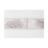 Bandeau De Faire-part Antique fête de fiançailles rose pâle (Dos exemple)