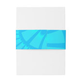 Bandeau De Faire-part Aqua Remix (Dos Example)