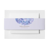 Bandeau De Faire-part Aquarelle Blue Hydrangea Pearl (Devant Example)