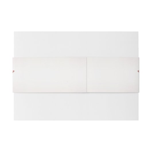 Bandeau De Faire-part Aquarelle Boho Rose Fleurs Rustique Élégant (Dos exemple)