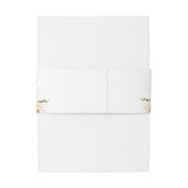 Bandeau De Faire-part Aquarelle Calla Lily & Mariage Rose (Dos Example)