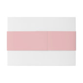 Bandeau De Faire-part Aquarelle claire Botanique Blush Mariage rose (Dos exemple)