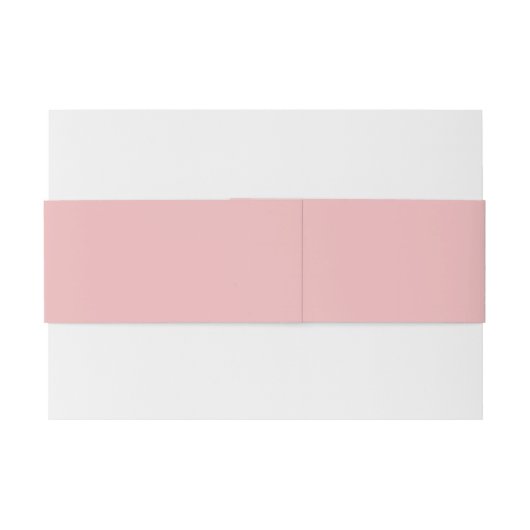 Bandeau De Faire-part Aquarelle claire Botanique Blush Mariage rose (Dos exemple)