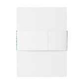 Bandeau De Faire-part Aquarelle Coeurs de cactus (Dos Example)