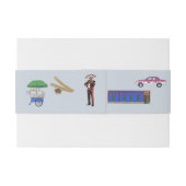 Bandeau De Faire-part Aquarelle de Mexico (Dos exemple)