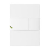 Bandeau De Faire-part Aquarelle Élégante Lavande Flore verte (Dos Example)