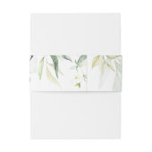 Bandeau De Faire-part Aquarelle Eucalyptus Mariage de verdure (Dos Example)