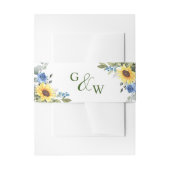 Bandeau De Faire-part Aquarelle Eucalyptus Vert Mariage floral (Devant example)