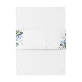 Bandeau De Faire-part Aquarelle Eucalyptus Vert Mariage floral (Dos Example)