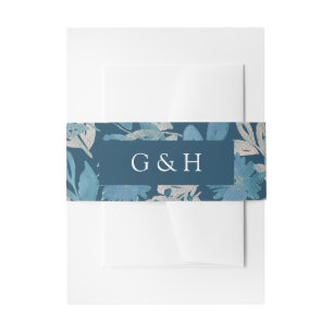 Bandeau De Faire-part Aquarelle fleurie Peinture Invitation Bande de ven