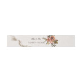 Bandeau De Faire-part Aquarelle Fleurs d'automne (Plat)