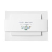 Bandeau De Faire-part Aquarelle Floral Élégant Mariage de bouquet d'aném (Devant Example)