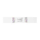 Bandeau De Faire-part Aquarelle Floral Lavender Mariage (Plat)