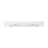 Bandeau De Faire-part Aquarelle Floral Mariage (Plat)