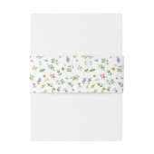 Bandeau De Faire-part Aquarelle Floral Pastel Mariage élégant (Dos Example)