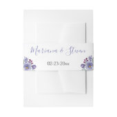 Bandeau De Faire-part Aquarelle florale à clivent (Devant example)