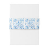 Bandeau De Faire-part Aquarelle Grèce | Monogramme Mariage (Dos Example)