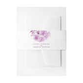 Bandeau De Faire-part Aquarelle mariage en fleurs de cerisier (Devant example)