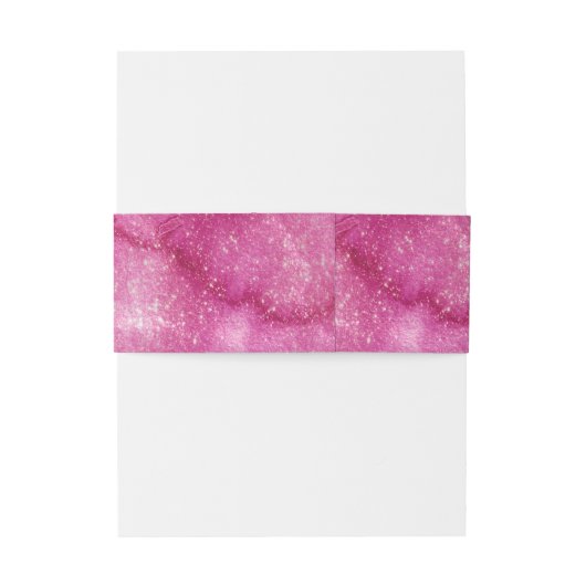 Bandeau De Faire-part Aquarelle Mariage fleur sauvage Fuchsia ID954 (Dos Example)