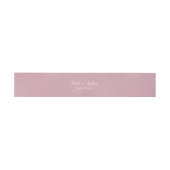 Bandeau De Faire-part Aquarelle Mauve Mariage personnalisé (Plat)