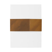 Bandeau De Faire-part Aquarelle moderne Mariage Gold ID816 (Dos Example)