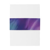 Bandeau De Faire-part Aquarelle moderne violet Mariage bleu marine (Dos Example)