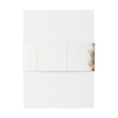 Bandeau De Faire-part Aquarelle Muet Automne Mariage paysage Automne (Dos Example)