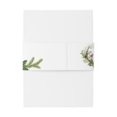 Bandeau De Faire-part Aquarelle Noël de rennes rustiques (Dos Example)