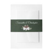 Bandeau De Faire-part Aquarelle Pinecones & Branches Mariage rustique (Devant example)