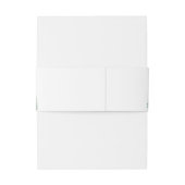 Bandeau De Faire-part Aquarelle Pins de forêt rustique (Dos Example)