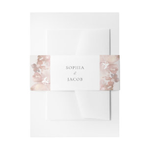 Bandeau De Faire-part Aquarelle Romance Invitation Bande Belly