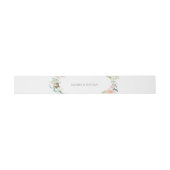 Bandeau De Faire-part Aquarelle sauvage Roses Garland (Plat)