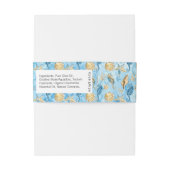 Bandeau De Faire-part Aquarelle Starfish Plage à thème savon enveloppé (Dos Example)